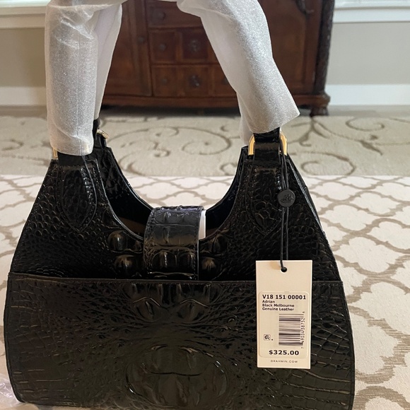 Brahmin Adrian Black Melbourne handbag - Picture 8 of 12
